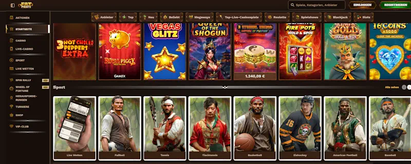 Fat Pirate — Goksite Zonder CRUKS met Veelzijdig Bonusprogramma