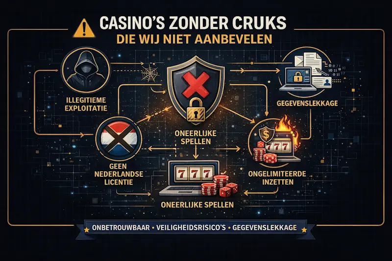 Casino's Zonder CRUKS Die Wij Niet Aanbevelen — en Waarom