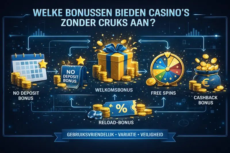 Welke Bonussen Bieden Casino's Zonder CRUKS aan?