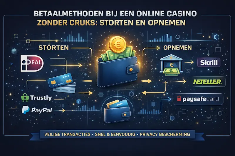 Betaalmethoden bij een Online Casino Zonder CRUKS: Storten en Opnemen