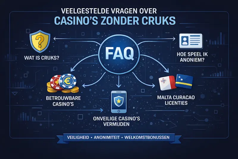 Veelgestelde vragen over casino's zonder CRUKS